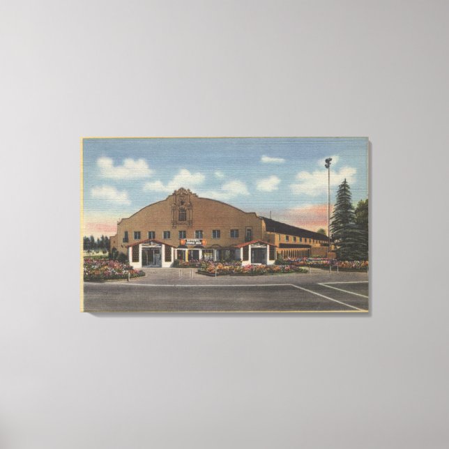 Impressão Em Tela San Bernardino, CA - Lar da Laranja Nacional (Frente)