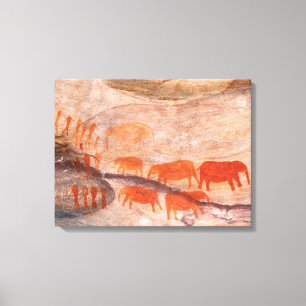 Impressão Em Tela San, Bushman Rock Art, Cederberg Wilderness