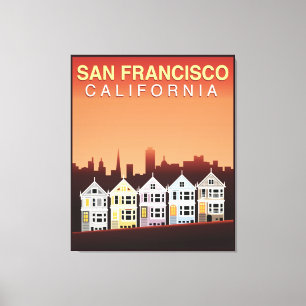 Impressão Em Tela San Francisco, CA   as senhoras pintadas