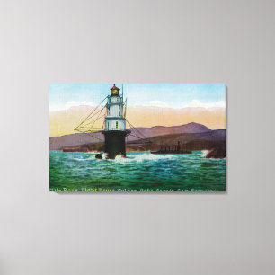 Impressão Em Tela San Francisco, casa clara da rocha da milha de CA