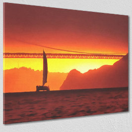 Impressão Em Tela San Francisco Sunset 1124 Art