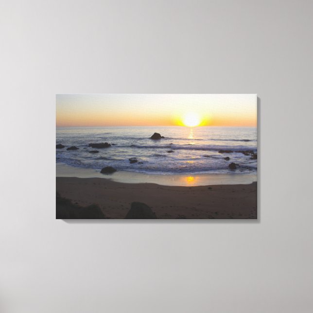 Impressão Em Tela San Simeon Sunset 1 (Frente)