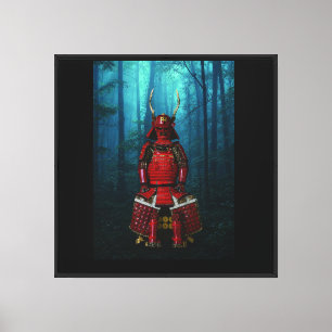 Impressão Em Tela Sanada Yukimura Armadura Tela 24x24 Impressão