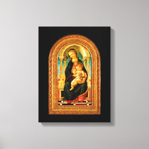 Impressão Em Tela Sandro Botticelli Madonna e Child c 1470
