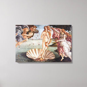 Impressão Em Tela Sandro Botticelli - Nascimento de Vênus