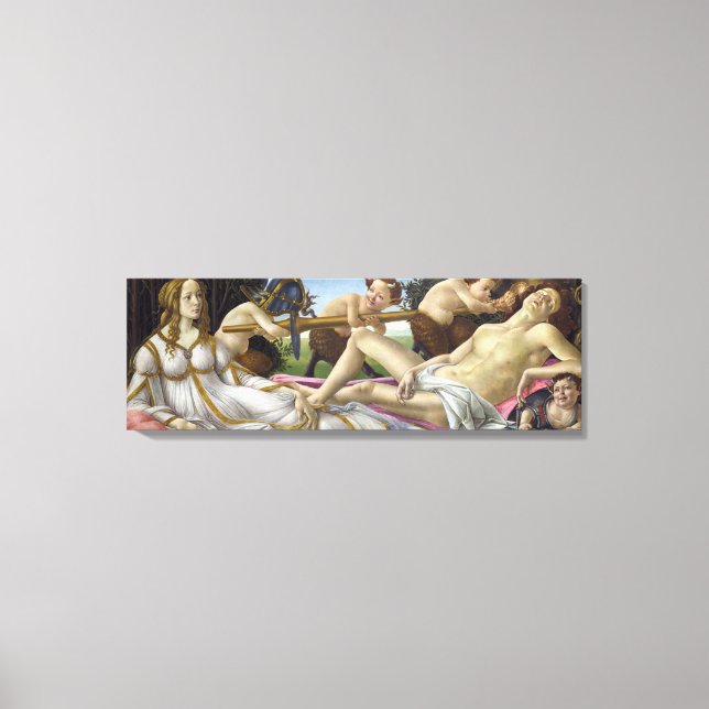 Impressão Em Tela Sandro Botticelli - Vênus e Marte (Frente)