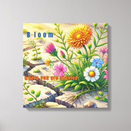 Impressão Em Tela Sangue Onde Você Está Plantado