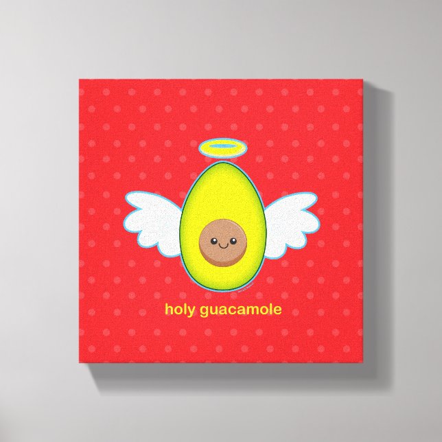Impressão Em Tela Santa Guacamole (Frente)
