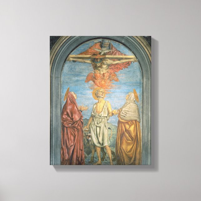 Impressão Em Tela Santa Trindade com Ruas. Jerome (fresco) (Frente)
