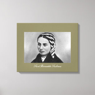 Impressão Em Tela Santo Bernadette Soubirous
