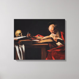 Impressão Em Tela Santo Jerome (por Caravaggio)