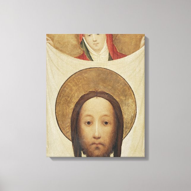 Impressão Em Tela Santo Veronica com o Sudarium, c.1420 (Frente)