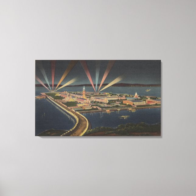 Impressão Em Tela São Francisco, Ilha CATreasure na Intel Expo (Frente)