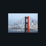 Impressão Em Tela São Francisco viu através da ponte Ouro Gate.<br><div class="desc">AssetID: 119949283 / {Cara Vanderelst} / San Francisco visto através da ponte Ouro Gate.</div>