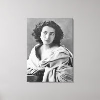Sarah Bernhardt em fantasia, c.1860