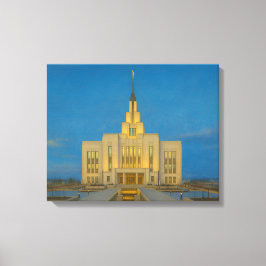 Impressão Em Tela Saratoga Primavera Utah Temple Painting™ LDS Canva