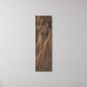 Impressão Em Tela Sarjeta na borda da cratera são, Marte