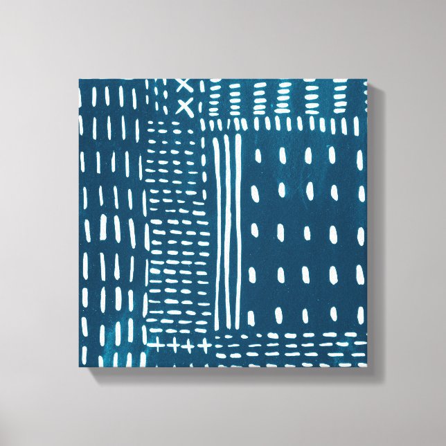 Impressão Em Tela Sashiko Stitches (Frente)