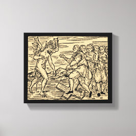 Impressão Em Tela Satãs Rejeitam Cristianismo 8x10