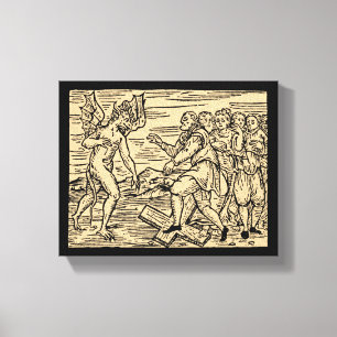 Impressão Em Tela Satãs Rejeitam Cristianismo 8x10