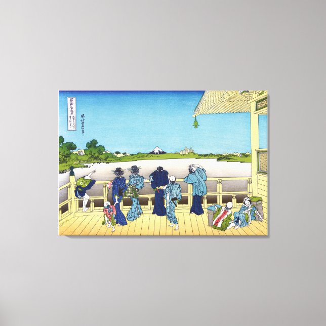 Impressão Em Tela Sazai Hall do Templo de 500 Arhat (Frente)