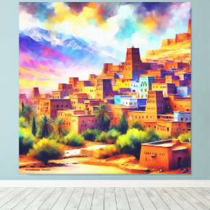 Impressão Em Tela Scenic_Views_of_Marrocos_Ait_Benhaddou