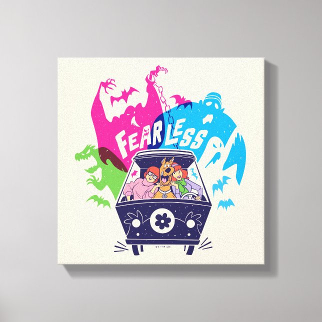 Impressão Em Tela Scooby-Doo | A Máquina De Mistério Sem Corantes (Frente)