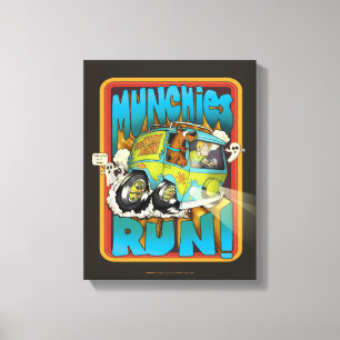 Impressão Em Tela Scooby-Doo e de "funcionamento desgrenhado