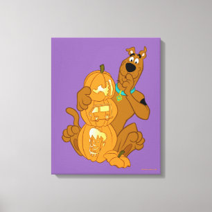 Impressão Em Tela Scooby-Doo Halloween Jack-O-Lanterna