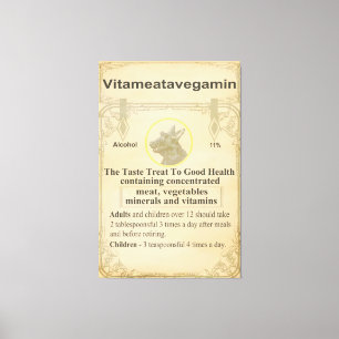 Impressão Em Tela Scottie Vitameatavegamin