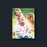 Impressão Em Tela Script Personalizado com Letra para Nossa Família<br><div class="desc">Tela personalizável com o script "Nossa Família" com letra manuscrita. Este será um sotaque perfeito para qualquer casa.</div>