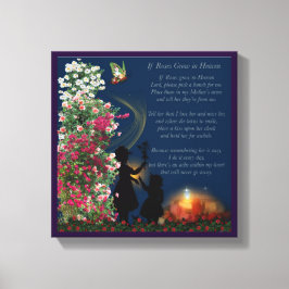 Impressão Em Tela Se os Rosas crescerem na tela de desenho 12x12