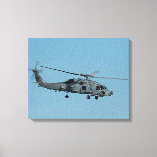 Impressão Em Tela Seahawk MH-60R (Frente)