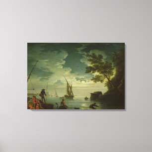 Impressão Em Tela Seascape, luar, 1772