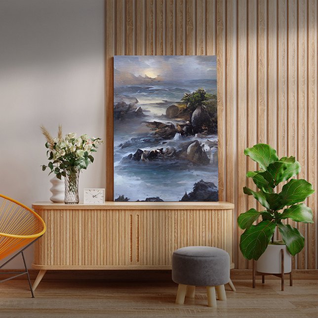 Impressão Em Tela Seascapes Série 2/3 (Criador carregado)