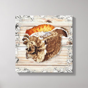 Impressão Em Tela Seashell No Decurso Da Casa De Wood Beach I