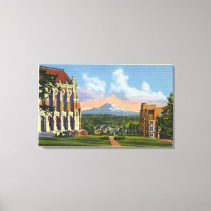 Impressão Em Tela Seattle, Washington - Universidade de Washington