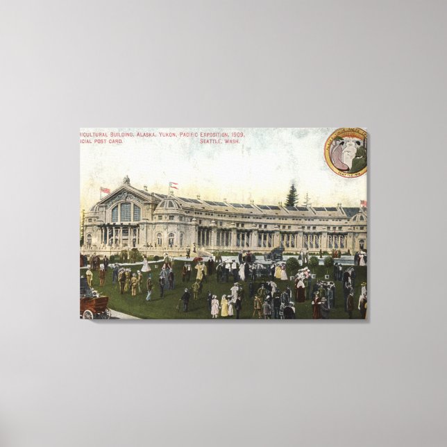 Impressão Em Tela Seattle, Washington - Vista da Agricultura (Frente)