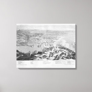 Impressão Em Tela Sebastopol do forte Constantin