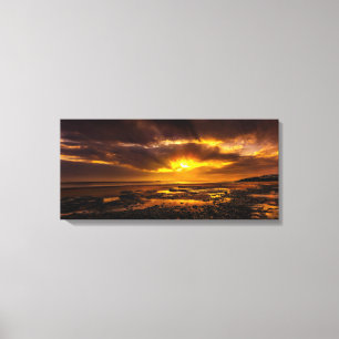 Impressão Em Tela Sede durante o pôr do sol