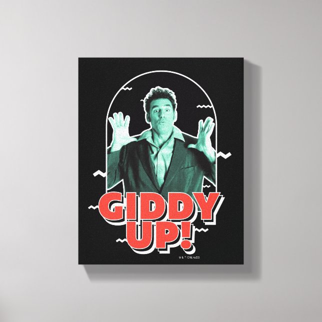 Impressão Em Tela Seinfeld | Kramer - Giddy Up! (Frente)