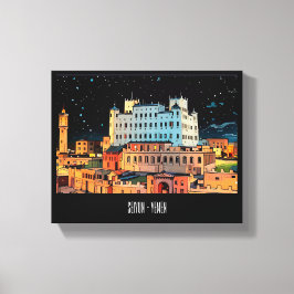 Impressão Em Tela Seiyun City - Yemen