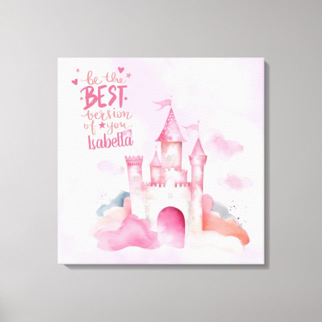 Impressão Em Tela Seja a melhor versão personalizável (Frente)