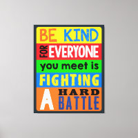 Seja gentil/Citação Inspiracional/Motivação
