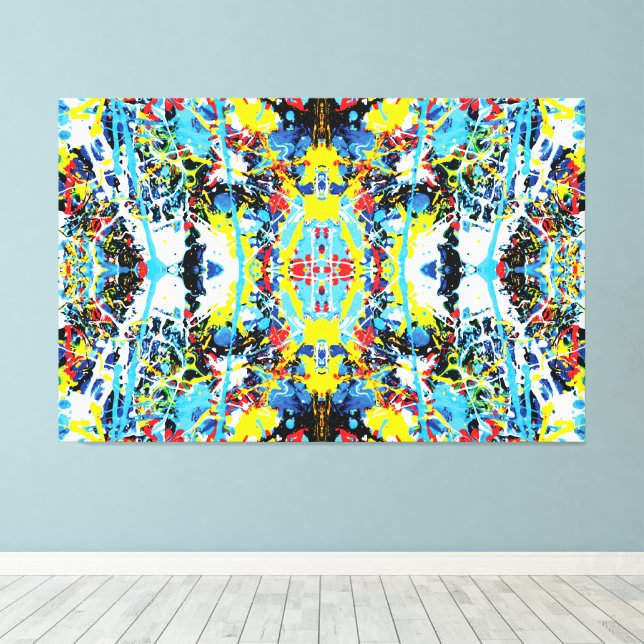 Impressão Em Tela Selfie Quântica do Planeta Terra 60x40 (Insitu(piso de madeira))