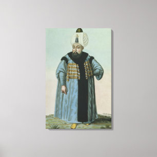 Impressão Em Tela Selim II (1524-74) chamou o "sari", o louro ou o