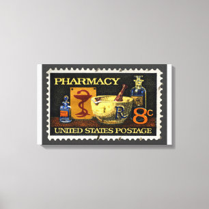 Impressão Em Tela Selo da farmácia com a bacia de Hygeia