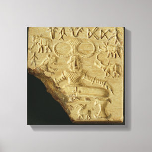 Impressão Em Tela Selo de Pasupati da esteatite, Mohenjodaro,