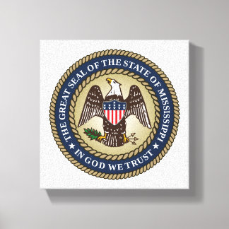 Impressão Em Tela Selo do Mississippi