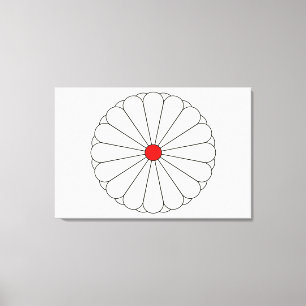 Impressão Em Tela Selo Imperial do Japão